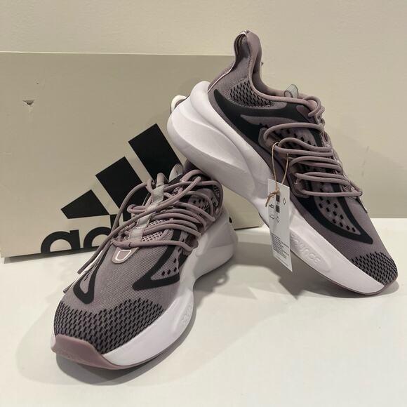 NIB Adidas Lifestyle Alphaboost Running Shoe Purple Size 8.5 - Picture 2 of 9